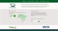 Desktop Screenshot of certidaoweb.com.br