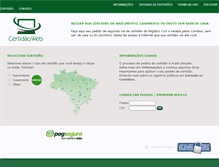 Tablet Screenshot of certidaoweb.com.br